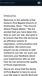 Mobile Screenshot of firstbaptistchurchchillicothe.com